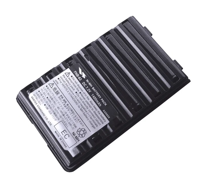 FNB-83 – STANDARD VHF Radio Battery, Nickel-Metal Hydride Battery 7.2 Volts 1400 mAH Capacity For Use With FT60R/ HX2...